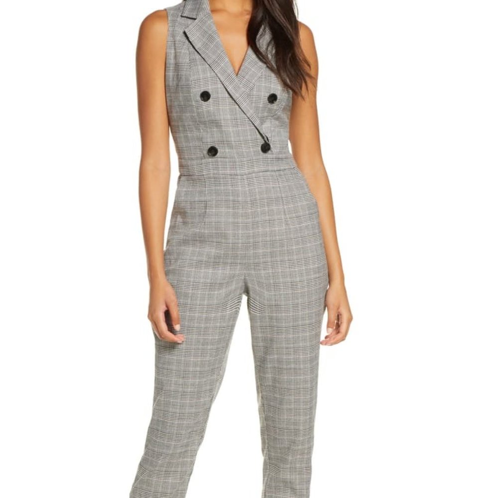 Adelyn Rae Toni Sleeveless  Jumpsuit
